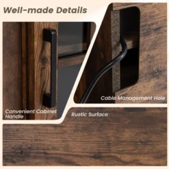 Costway 58" Fireplace TV Stand W/ 1400W Electric Fireplace For TVs Up To 65 Inches -Costway GUEST 4fe1c316 402f 4a66 9d3d d6c1d1269044