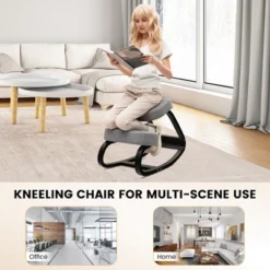 Costway Rocking Kneeling Chair Ergonomic Posture Correcting Back Pain Padded Cushion 16 Costway Rocking Kneeling Chair Ergonomic Posture Correcting Back Pain Padded Cushion -Costway GUEST 51454765 ff66 414c 99a4 f389cf4b5bee
