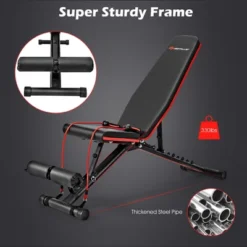 Costway Foldable Weight Bench Multifunctional Dumbbell Gym Bench W/Elastic Ropes 13 Costway Foldable Weight Bench Multifunctional Dumbbell Gym Bench W/Elastic Ropes -Costway GUEST 539d85e6 cbf0 45c3 9c5f 715064d92625