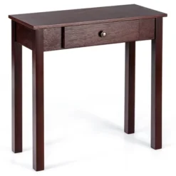 Costway Console Table With Drawer Entryway Hallway Accent Wooden Table Espresso 14 Costway Console Table With Drawer Entryway Hallway Accent Wooden Table Espresso -Costway GUEST 57290306 a42b 4e7f 9bb5 fcb1baeece92
