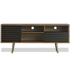 Costway Modern TV Stand/Console Cabinet 3 Shelves Storage Drawer Splayed Leg Wood/Black 17 Costway Modern TV Stand/Console Cabinet 3 Shelves Storage Drawer Splayed Leg Wood/Black -Costway GUEST 59745d5c 81a3 4694 8579 a570cc35a621