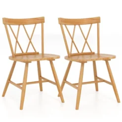 Costway Dining Chairs Set Of 2/4 Farmhouse Kitchen Chair With Rubber Wood Frame, 19 Costway Dining Chairs Set Of 2/4 Farmhouse Kitchen Chair With Rubber Wood Frame, -Costway GUEST 5c70d4dd 9df5 4b2f b2a0 d4915b09ba59