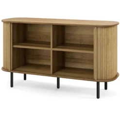 Costway 47" Sideboard Buffet Cabinet With Sliding Tambour Doors Adjustable Shelves Oak 18 Costway 47" Sideboard Buffet Cabinet With Sliding Tambour Doors Adjustable Shelves Oak -Costway GUEST 5c815998 7845 4f53 996b 6c2b8b35cb24