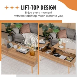 Costway 47'' Lift Top Coffee Table Central Table With Hidden Compartments For Living Room 15 Costway 47'' Lift Top Coffee Table Central Table With Hidden Compartments For Living Room -Costway GUEST 5eaea24b bf97 4dcc a497 a71fc880881a