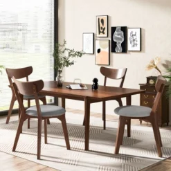 Set Of 2 Dining Chair Upholstered Curved Back Side Chair With Solid Wooden Legs 11 Set Of 2 Dining Chair Upholstered Curved Back Side Chair With Solid Wooden Legs -Costway GUEST 5f9f1feb 6ca2 44bb 9a46 809664b386de