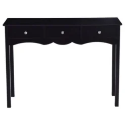 Costway Console Table Hall Table Side Table Desk Accent Table 3 Drawers Entryway Black 16 Costway Console Table Hall Table Side Table Desk Accent Table 3 Drawers Entryway Black -Costway GUEST 5ff1999c b299 42c7 9ccf 8e722e092d9a
