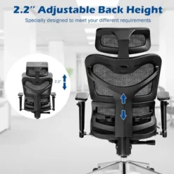 Costway Ergonomic Mesh Office Chair Adjustable High Back Chair W/ Lumbar Support -Costway GUEST 62870e2c 3af9 4221 b58d 6063e81f7179