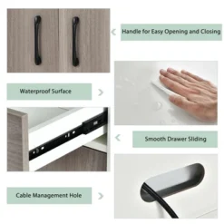 Costway 3-Door 71'' Kitchen Buffet Pantry Storage Cabinet W/Hutch Adjustable Shelf White -Costway GUEST 6315706e 21f4 45ed adba b47b559756a6