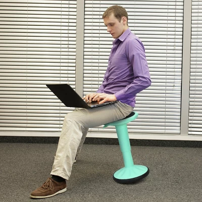 Costway Wobble Chair Height Adjustable Active Learning Stool Sitting Home Office Green Backless Silicone 3 Costway Wobble Chair Height Adjustable Active Learning Stool Sitting Home Office Green Backless Silicone - Image 3