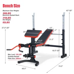 Costway Multi-function Adjustable Olympic Weight Bench W/Preacher Curl Home Gym Training 16 Costway Multi-function Adjustable Olympic Weight Bench W/Preacher Curl Home Gym Training -Costway GUEST 6c223f6b d5fa 425b a62b a647f8a223f9