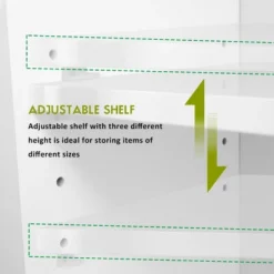 Wall-Mount Bathroom Storage Cabinet Medicine Organizer Double Doors Shelved New -Costway GUEST 6c8f4b04 943d 4783 8c81 5cb618572695