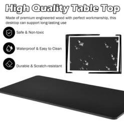 Costway 55'' One-Piece Universal Tabletop For Standard & Sit To Stand Desk Frame -Costway GUEST 6d7ccd46 1bef 4da3 a293 2672e9a6b214