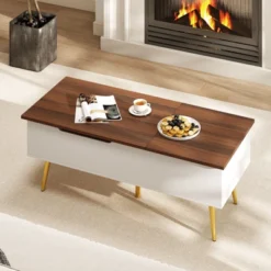Costway Lift Top Coffee Table W/ Storage Multi-Functional Home Center Accent Table For Living Room White -Costway GUEST 7192a6c6 edbb 4827 921c c3670ae05e0e