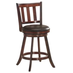 Costway Set Of 2 25'' Swivel Bar Stool Leather Padded Dining Kitchen Pub Bistro Chair High Back 16 Costway Set Of 2 25'' Swivel Bar Stool Leather Padded Dining Kitchen Pub Bistro Chair High Back -Costway GUEST 752bea11 9d68 4dc6 89af 8ed1324ca64a