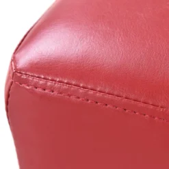 Costway Small Ottoman Footrest PU Leather Footstool Rectangular Seat Stool Red 8 Costway Small Ottoman Footrest PU Leather Footstool Rectangular Seat Stool Red -Costway GUEST 794ece1d 94c0 488c b486 75ff2186eb24
