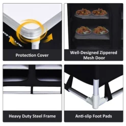 Costway Portable BBQ Aluminum Camping Table Kitchen Cook Station W/ Storage Organizer 15 Costway Portable BBQ Aluminum Camping Table Kitchen Cook Station W/ Storage Organizer -Costway GUEST 7cb3c706 a390 4450 b796 7a7a19f11247