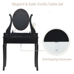 Costway Vanity Table Set W/10 Light Bulbs And Touch Switch Makeup Dressing Table 18 Costway Vanity Table Set W/10 Light Bulbs And Touch Switch Makeup Dressing Table -Costway GUEST 7d051a2d be97 4d00 a62a e0e462c6b7aa