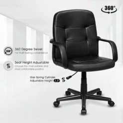 Costway Ergonomic Mid-Back Executive Office Chair Swivel Computer Desk Task Chair New 13 Costway Ergonomic Mid-Back Executive Office Chair Swivel Computer Desk Task Chair New -Costway GUEST 80b7f09a 24c6 408a 9e1f 6beba4723d94