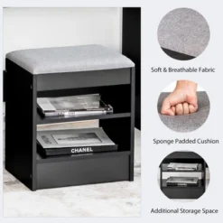 Costway Vanity Table Set With Lighted Mirror 8 LED Bulbs Large Drawer Cushion Stool 14 Costway Vanity Table Set With Lighted Mirror 8 LED Bulbs Large Drawer Cushion Stool -Costway GUEST 81992004 dffa 49a8 949d 14d2b0e1802f