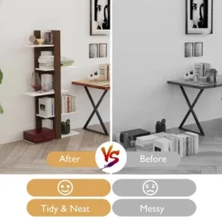 Costway 5-Tier Bookshelf Freestanding Storage Shelf Tree Bookshelf Room Divider 13 Costway 5-Tier Bookshelf Freestanding Storage Shelf Tree Bookshelf Room Divider -Costway GUEST 8647c8cf 739c 4340 9f3c aeb277c16094