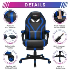 Costway Massage Gaming Chair Racing Recliner Computer Desk Chair W/Footrest 21 Costway Massage Gaming Chair Racing Recliner Computer Desk Chair W/Footrest -Costway GUEST 873a3142 9180 4899 bf32 b315b32c2901