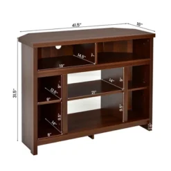Costway Corner TV Stand Entertainment Console Center W/Adjustable Shelves 14 Costway Corner TV Stand Entertainment Console Center W/Adjustable Shelves -Costway GUEST 87e3fd7e 41e5 41dc ae42 055abb69f1a7