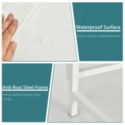 Costway Folding Table Computer Desk PC Laptop Writing Table Home Office Workstation -Costway GUEST 88e0ac01 170b 4dba 9993 0f35878a3ff2