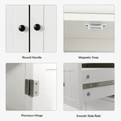 Bestcomfort Kitchen Cabinet Pantry Cupboard Freestanding W/Shelves White 13 Bestcomfort Kitchen Cabinet Pantry Cupboard Freestanding W/Shelves White -Costway GUEST 895131ee 7f22 40c4 b763 bed29da7dddc