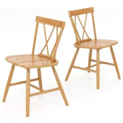 Costway Dining Chairs Set Of 2/4 Farmhouse Kitchen Chair With Rubber Wood Frame, 20 Costway Dining Chairs Set Of 2/4 Farmhouse Kitchen Chair With Rubber Wood Frame, -Costway GUEST 89876311 f16d 4ed1 b579 0bcf31e73cb2