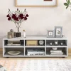 Costway TV Stand TV Console Cabinet 6-Cubby Media Console Entertainment Center With Adjustable Shelves