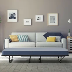 Costway Folding Bed With Memory Foam Mattress Portable Rollaway Guest Cot Memory Foam Navy Made In Ital 11 Costway Folding Bed With Memory Foam Mattress Portable Rollaway Guest Cot Memory Foam Navy Made In Ital -Costway GUEST 8e37325b 5baf 41f6 8232 0f2bb999ba05