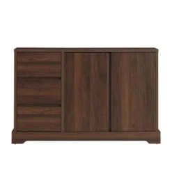 Costway Buffet Sideboard Cupboard Cabinet Console Table W/ 3 Drawers & Adjustable Shelf -Costway GUEST 916a08c5 f000 4a7f a3c5 304c4fa7d9d4