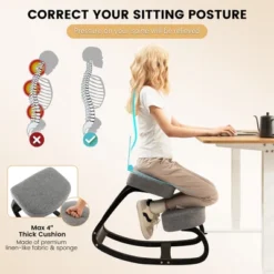 Costway Rocking Kneeling Chair Ergonomic Posture Correcting Back Pain Padded Cushion 13 Costway Rocking Kneeling Chair Ergonomic Posture Correcting Back Pain Padded Cushion -Costway GUEST 9250a61a f018 4cd6 bafa 52162e74e9cc