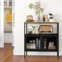 Costway Kitchen Server Buffet Sideboard Storage Cabinet Cupboard With 2 Doors & Open Shelf 11 Costway Kitchen Server Buffet Sideboard Storage Cabinet Cupboard With 2 Doors & Open Shelf -Costway GUEST 92623674 ea10 433a a21c 53e2867acac4