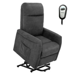 Costway Power Lift Recliner Chair For Elderly Living Room Chair W/ Remote Control GreyBrown -Costway GUEST 92cae71c 0a14 491f 8a31 4193b9ce6a7f