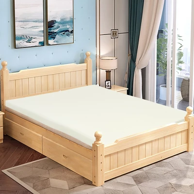 3'' Bed Mattress Topper Air Cotton For All Night’s Comfy Soft Mattress Pad 2 3'' Bed Mattress Topper Air Cotton For All Night’s Comfy Soft Mattress Pad - Image 2