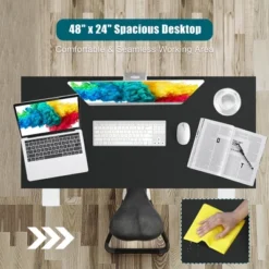 Costway 48'' Electric Sit To Stand Desk Adjustable Standing Workstation W/Control -Costway GUEST 96bc26c6 b6e1 43f9 aecb c3d3bed8ab3e