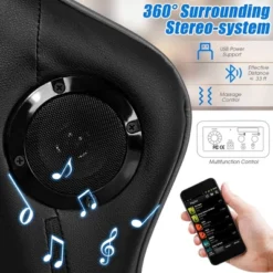Costway Massage Gaming Chair With 2 Bluetooth Speakers Adjustable Swivel Racing Style Chair -Costway GUEST 97f90b33 eab0 4f60 99d0 75f6df6f3eb7