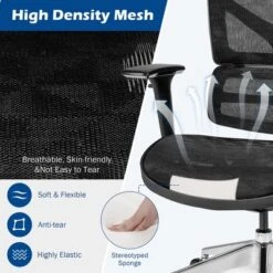 Costway Ergonomic Mesh Office Chair Adjustable High Back Chair W/ Lumbar Support -Costway GUEST 9b50d341 9990 4c22 870f 4260f1786eb8