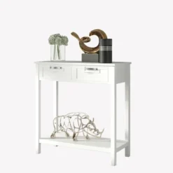 Costway Accent Console Table Entryway Sofa Foyer Table Storage Shelf W/2 Drawers 23 Costway Accent Console Table Entryway Sofa Foyer Table Storage Shelf W/2 Drawers -Costway GUEST a334f95b aefd 4c97 88e3 9f0226718257