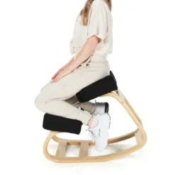 Costway Ergonomic Kneeling Chair Rocking Stool Upright Posture Office Furniture BlackGrey -Costway GUEST a5032ba9 b8dd 4282 a370 0d6188b65aa7