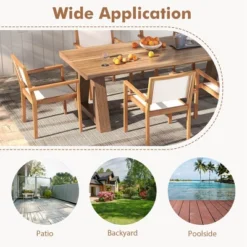 Costway Stackable Dining Chair Set Of 2/4 With Wear-resistant Fabric & Breathable Backrest -Costway GUEST a7c1b2a8 fd12 4cbb a56f aa295a0442b3