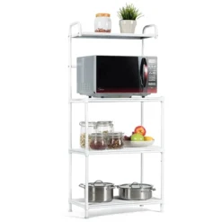 Costway Bakers Rack Microwave Oven Rack Shelves Kitchen Storage Organizer -Costway GUEST a8f262c7 e6b1 42d9 b4fe db01c39d1525