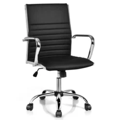 Costway PU Leather Office Chair High Back Conference Task Chair W/Armrests -Costway GUEST b0b499bb 0f15 407c b394 ca54c18c2858