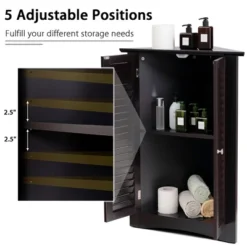 Corner Storage Cabinet Freestanding Floor Cabinet Bathroom W/ Shutter Door GreyBrown 17 Corner Storage Cabinet Freestanding Floor Cabinet Bathroom W/ Shutter Door GreyBrown -Costway GUEST b21bd00b b99a 4a0d 9aea ee71fb88fe12