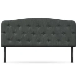 Costway Full Size Upholstered Headboard Only Adjust Button Tufted Faux Linen Light GreyDark Grey -Costway GUEST b26e98e0 82bc 4ce6 8794 80c3d32b9ff9