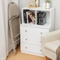 Costway 6 Pack Folding Chairs Portable Padded Office Kitchen Dining Chairs Beige -Costway GUEST b5d03efa 3caf 4aa4 a86e c6bd706d5ddc