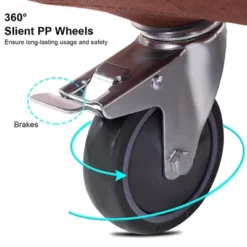 Costway Convertible Sofa Bed Folding Arm Chair Sleeper Leisure Recliner-Brown -Costway GUEST b60456d7 40dc 457b 83f3 2b80c9ec33bf