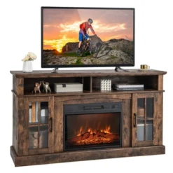 Costway 58" Fireplace TV Stand W/ 1400W Electric Fireplace For TVs Up To 65 Inches -Costway GUEST b6402d1b 8309 40a1 a66b 66b0f47de0ec