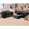 Costway Kids Sofa Armrest Chair Couch Lounge In Black